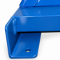 Heavy duty steel frame with raised skid design for easy truck clean out. Keep your truck clean & professional looking
