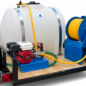 225-Gallon Gas Powered Roller Pump, Component Mount Sprayer